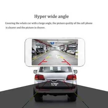 

Car Rearwiew Camera Auto Reversing Backup Camera with Wide View Angle and Night Vision for iOS Android Phones
