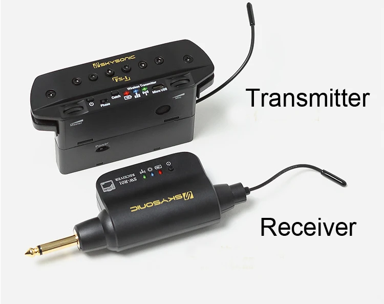SKYSONIC FS-1 беспроводной двухканальный гитарный пикап аксессуары для гитары
