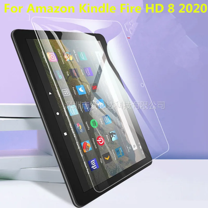 Tempered Glass Screen Protector For Amazon Kindle Fire HD 8 2020 HD8 8