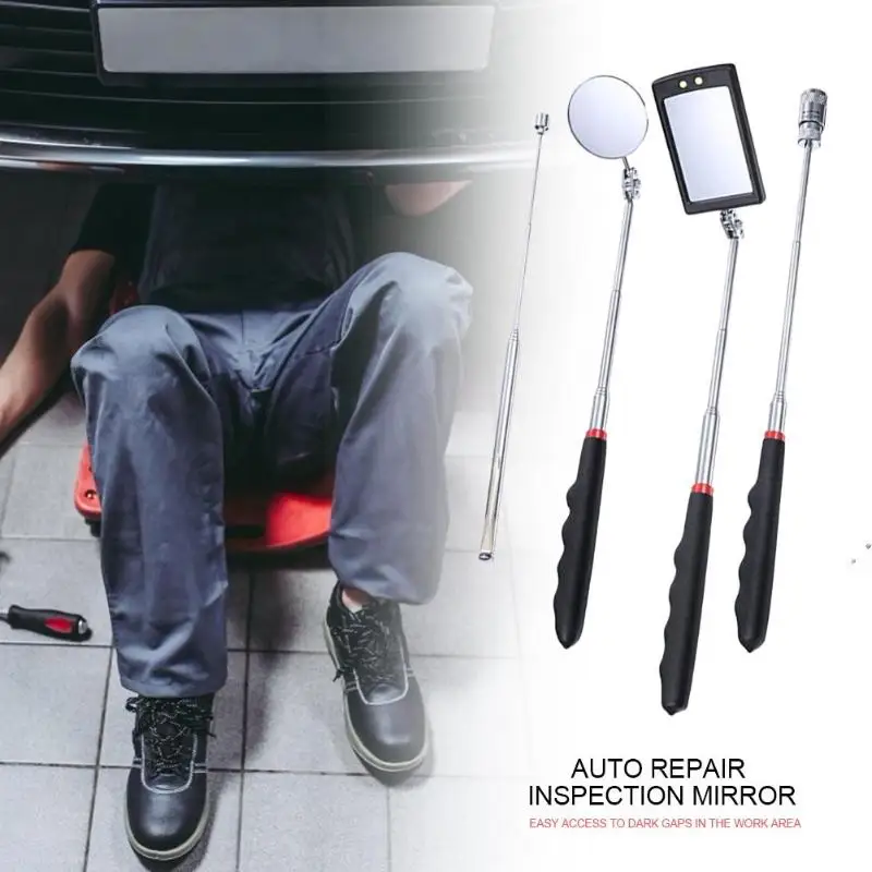4pcs Car Mechanical Repair Tools Magnet Attractor Adjustable Angle View Automotive Telescopic Detection Mirrors Set Hand Tools 4pcs Car Mechanical Repair Tools Magnet Attractor Adjustable Angle View Automotive Telescopic Detection Mirrors Set Hand Tools