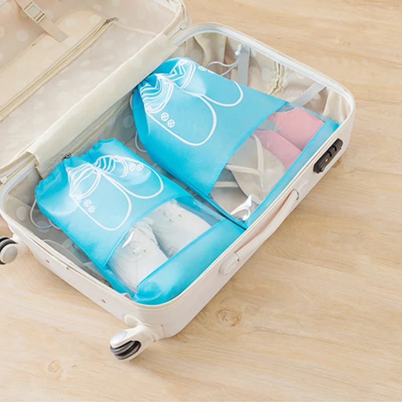 

travel pouch Luggage storage bag Waterproof sealing bag shoes bags random color
