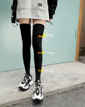 

Solid Long Socks Women Pressure Knee Socks Compreesion Socks Student Japanese Stockings Warm Cotton Leg Shaping Socks for Girls
