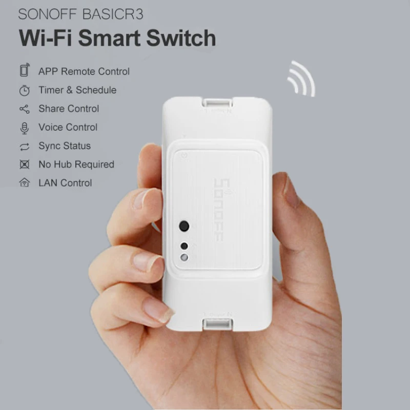 Умный переключатель SONOFF BASIC R3 с Wi-Fi таймером светильник управлением через