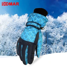 Лыжные перчатки водонепроницаемые перчатки Сноуборд с подогревом мотоциклетные перчатки для верховой езды теплые снегоход «Snow» перчатки для женщин и детей