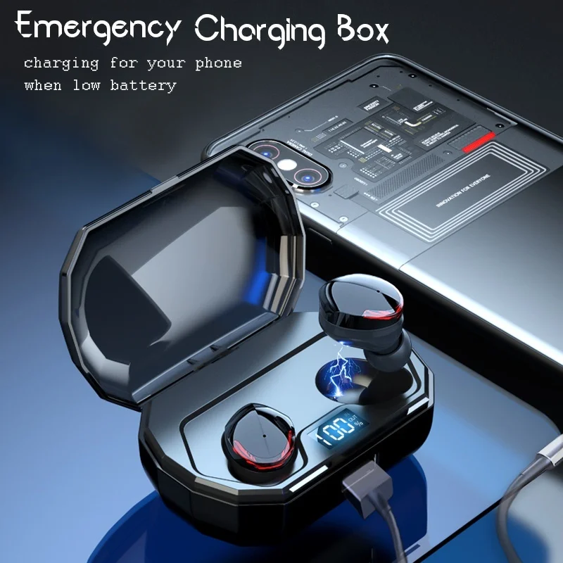 Yueetc R10 наушники-вкладыши TWS bluetooth наушники, беспроводные наушники bluetooth гарнитура для смартфона