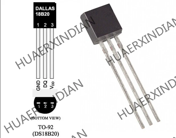 10 шт./лот DS18B20/TO-92 в