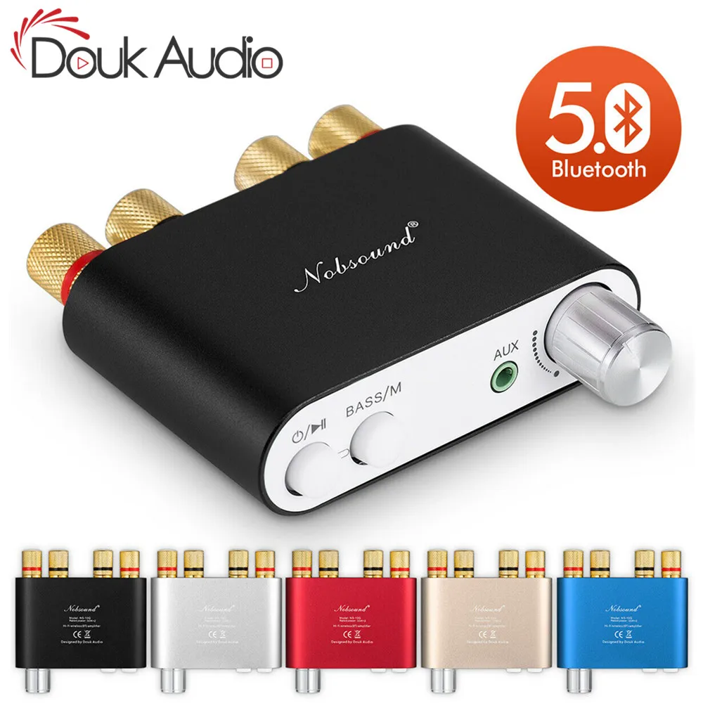 Nobsound Mini TPA3116 цифровой усилитель мощности с Bluetooth стерео Hi Fi для домашнего аудио 50