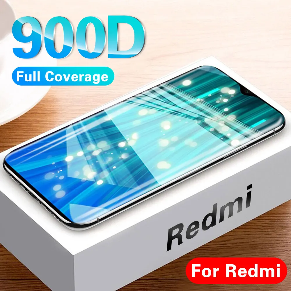 Полное покрытие из закаленного стекла для Xiaomi Redmi Note 8 Pro 7 6 Pro 8T Защитная пленка для Redmi 8 8A 7 7A K20 Pro K30|Защитные стёкла и плёнки| | АлиЭкспресс