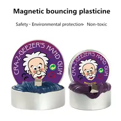 Магнитный Пластилин магнитные прыгающие силиконовые грязи поглощающие Магнитная грязь Взрывные модели образовательных игрушек