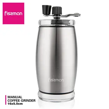 

Fissman Stainless Steel Tonneau Coffee Grinder with Ceramic Grinder