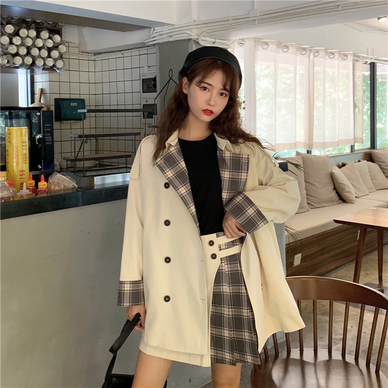 Goddess Online Celebrity Ранняя осень Тренч Женский INS средней длины короткий рост корейский стиль Универсальный Popu