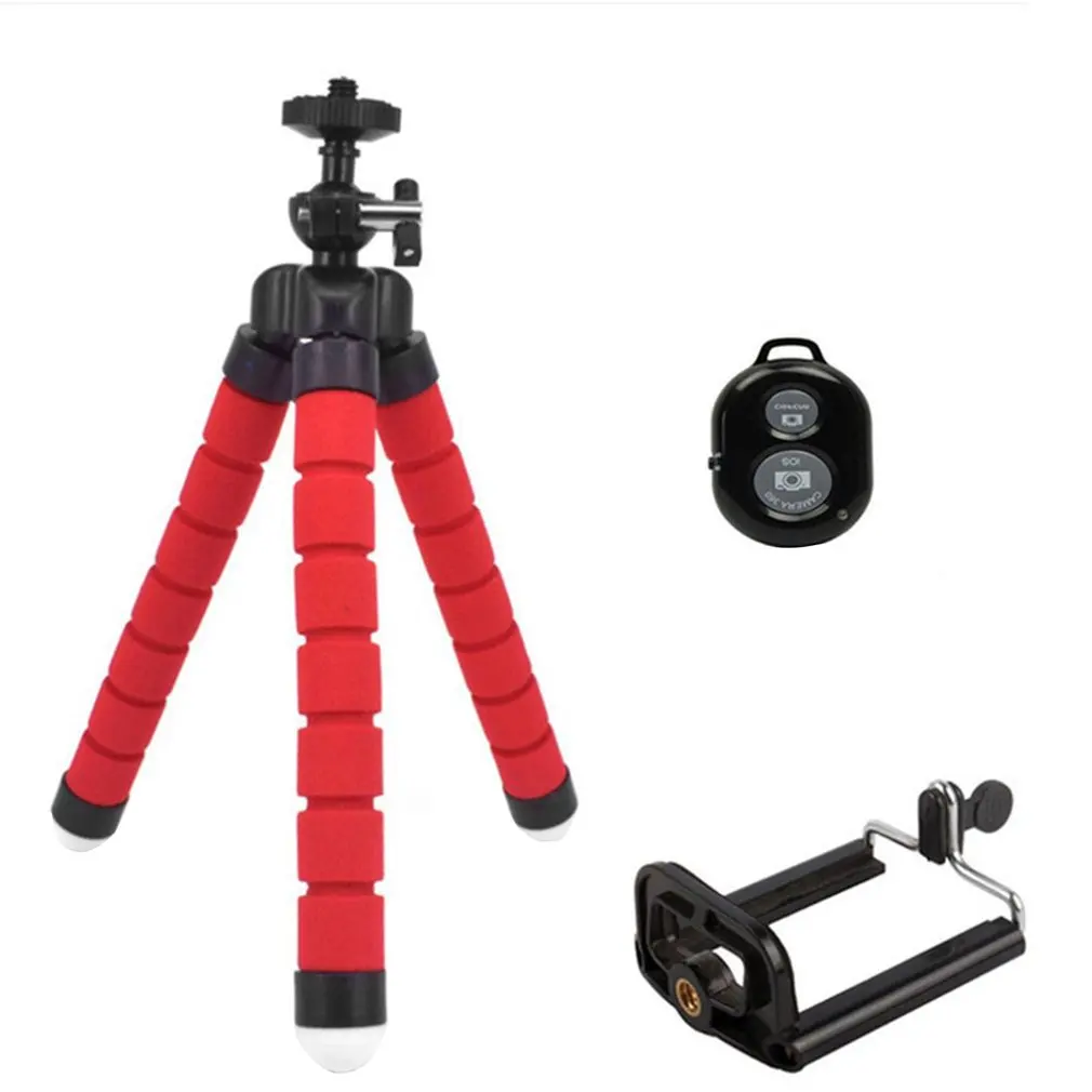 

Flexible Sponge Octopus Mini Tripod Flexible Phone Tripod For iPhone mini Camera Tripod Phone Holder clip stand