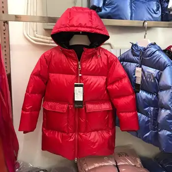 

Plus Size New Children Down Jacket thicker warm hooded Windproof Oversize Coat Modis Kids Down Jacket for Cold Winter Y2237