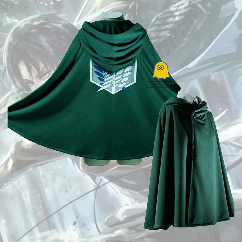 Attack On Titan Hanji Zoe Coplay Cloak Wings Of Liberty Scout Regiment Levi  Ackerman Erwin Smith Hange Zoe Green Cape Mardi Gras - Cosplay Costumes -  AliExpress