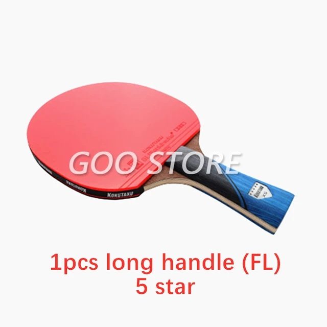 KOKUTAKU Racket 4/5/6 Star Carbon Table Tennis Racket ITTF Professional KOKUTAKU Ping Pong Bat Paddle 1pcs FL 5STAR