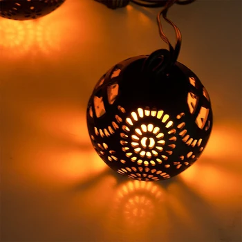 

Fairy Light String Romantic Globe Lantern Solar LED Bulb Flame Ball Lamp Landscape In/Outdoor Yard Garden Wedding Party Decor