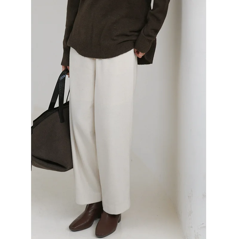 Vadiming vrouwen Broek 2019 Nieuwe Winter Verdikte Wollen Wijde Pijpen Broek Wilde Hoge Taille Trekkoord Elastische Taille Casual Broek 291 Vadiming vrouwen Broek 2019 Nieuwe Winter Verdikte Wollen Wijde Pijpen Broek Wilde Hoge Taille Trekkoord Elastische Taille Casual Broek 291