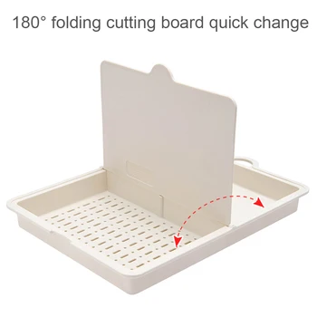 

3-In-1 Chopping Board Modern Multi-Function Cutting Washing Vegetables Draining Cutting Board PI669