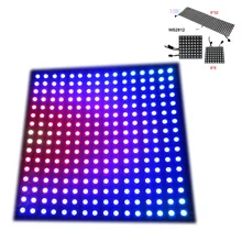 

DC5V Full Color WS2812B Panel Screen 8*8/16*16/8*32 Pixel 5050 RGB 256 Pixels Digital Programmed Addressable LED Strip Screen