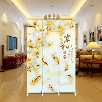

Chinese screen partition fashion living room mobile simple folding bedroom household porch folding small apartment