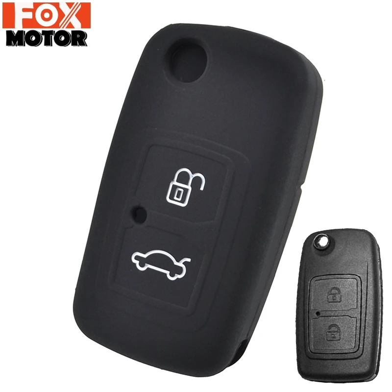 Для Chery A3 A5 A13 M11 E5 Tiggo Tengo Fulwin2 Cowin 3 5 Easta Cielo Chance силиконовый дистанционный флип-чехол для ключей чехол-брелок