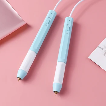 

USB 0.8mm /1.5mm Heat-resistant Grip Heating Hot Stamping Pen for DIY Scrapbooking Cards Crafts Making Heat Foil Pen Suppl