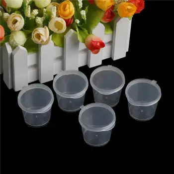 

100PCS Disposable Sauce Cup Takeaway Dipping Cup Sauce Packing Box Chili Sauce Box 25ML