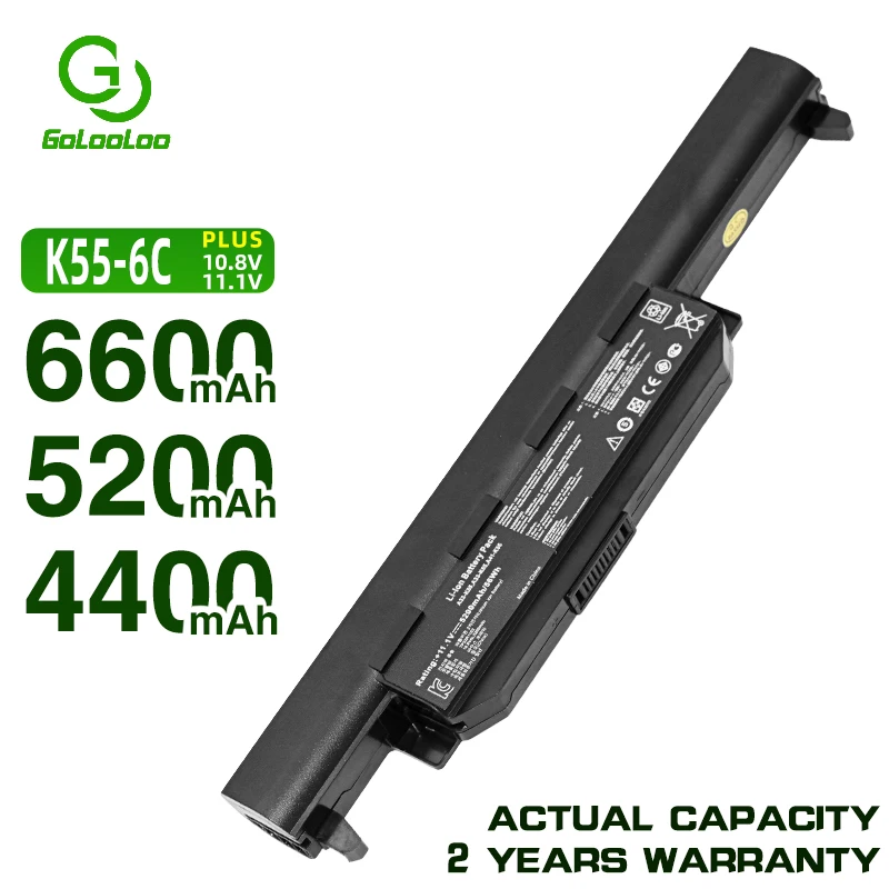 Аккумулятор Golooloo 11 1 v для ASUS A32 K55 A33 A45 A55 A75 K45 a32 k55 K75 R400 R500 R700 U57 X45 X55 X75 A45A A45DE|battery for