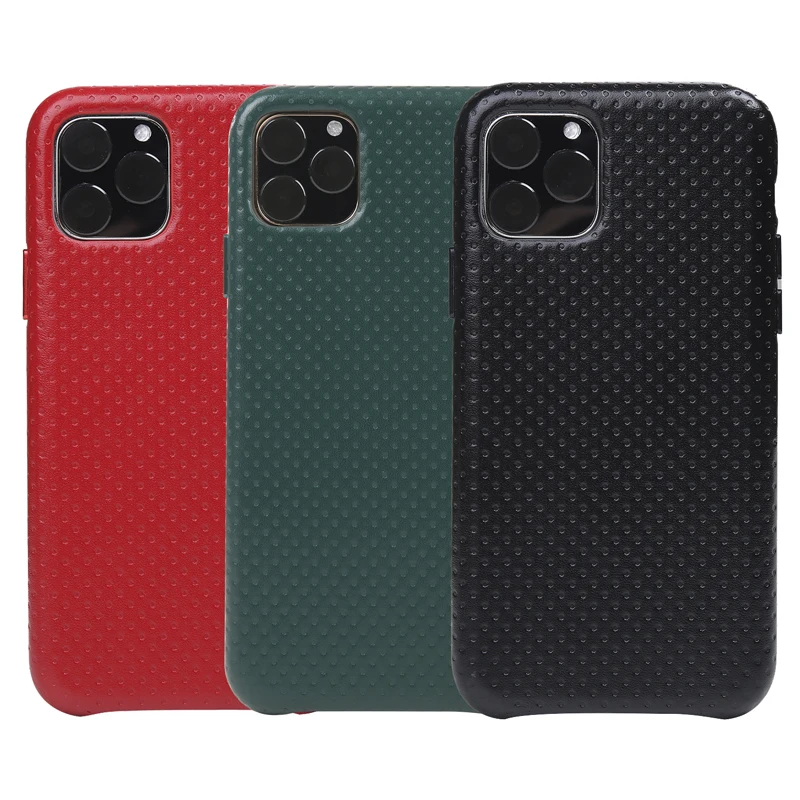 Модный чехол из натуральной кожи для iPhone 11/Pro/Max, роскошный защитный чехол на заднюю панель, чехол для iPhone 11 Pro Max, металлический чехол на кнопке