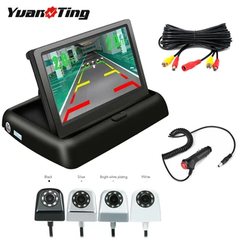 

YuanTing Waterproof IP68 Night Vision Auto LED 170 Degree Car Rear View Reversing CMOS Backup Parking Camera with 4.3'' Monitor