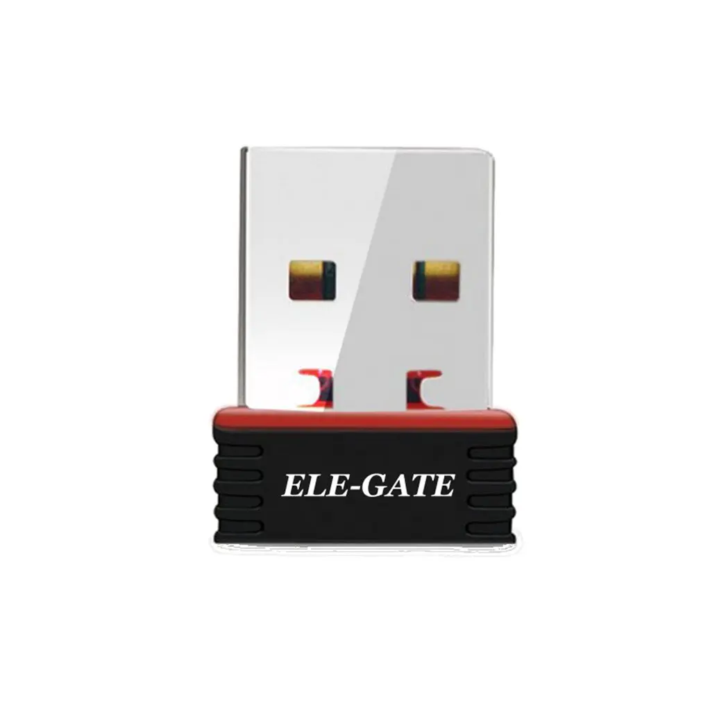 Мини беспроводной 150 м Wifi адаптер Сетевая карта USB внешний WiFi приемник 150 Мбит/с антенной для ПК компьютера - Цвет: Красный