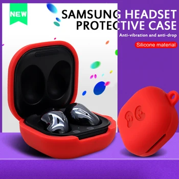

Silicone Earphone Case For Samsung Galaxy Buds Live Wireless Headset Shockproof Soft Protective Headphone Cover Shell
