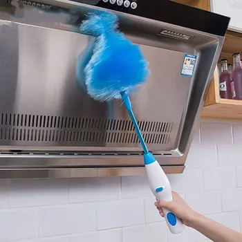 

Adjustable Electric Feather Duster Dirt Dust Brush Vacuum Cleaner Blinds Furniture Window Bookshelf Cleaning Tool Brush