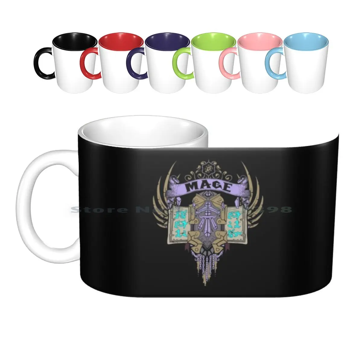 Mage-Elite Edition Tazze In Ceramica Tazze Da Caffè Tazza Da Tè Al Latte World Of World Of Alliance World Of Fangirl Wow World Of Classic World