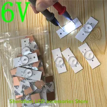 Светодиодные полосы 3v 6v лампы Диоды для подавления переходных скачков напряжения 32-65 дюймов оптический объектив фильтра Подсветка
