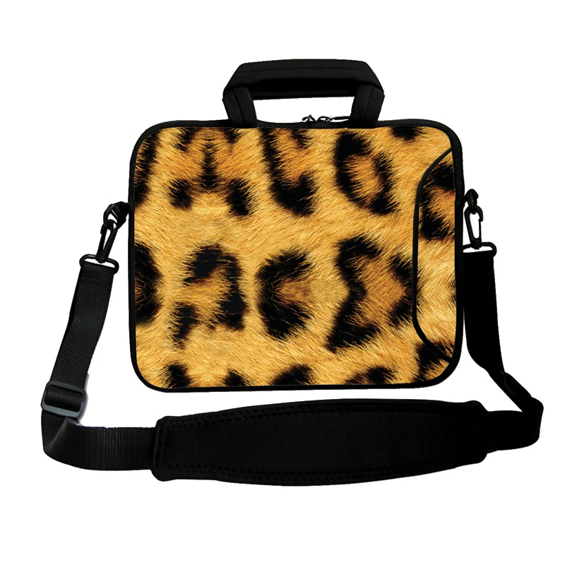 

Shoulder Laptop Bag 14" Leopard Briefcase For HUAWEI MateBook 14 Lenovo YOGA C940 C740 14 14.1" 14.4" Notebook PC Messenger Bags