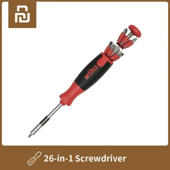

Original Xiaomi Mijia Wiha Daily Use Screw driver Kit 26-in-1 Precision Magnetic Bits with Hidden Magazine Magic Kits mi Box