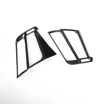 

Decoration AC Outlet Vent cover Trim 2pcs Sticker For BMW X5 F15 X6 F16