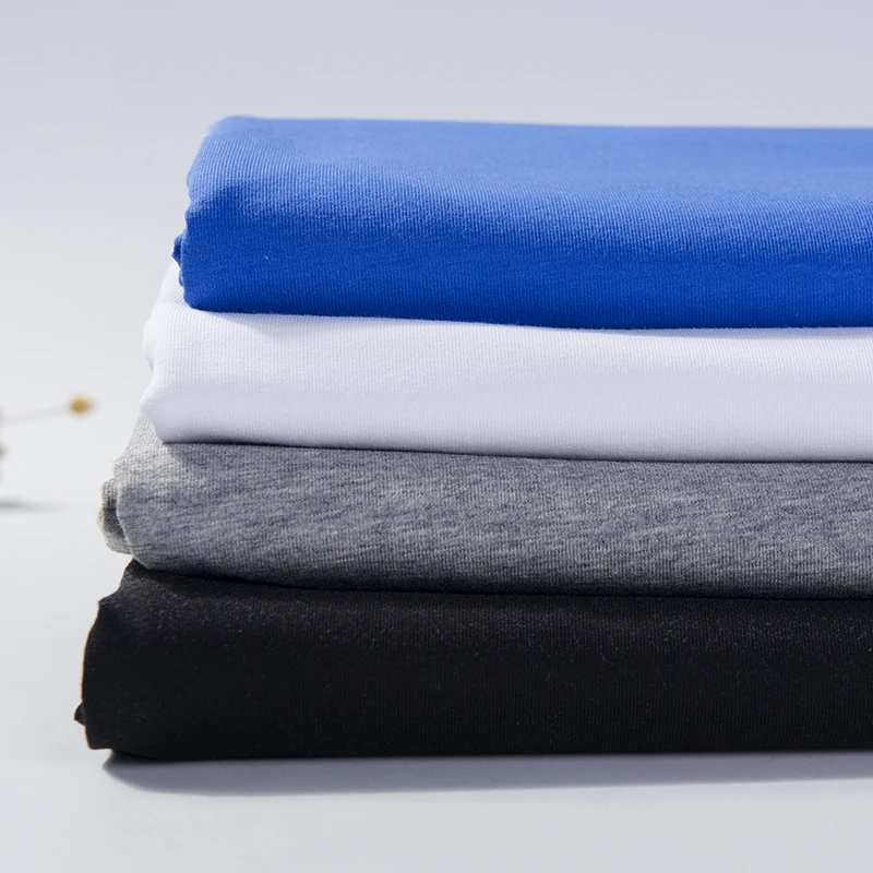 

KA0385 stretchy cotton jersey fabric for DIY tops and dress Casual wear cloth sewing material 50x170cm/piece