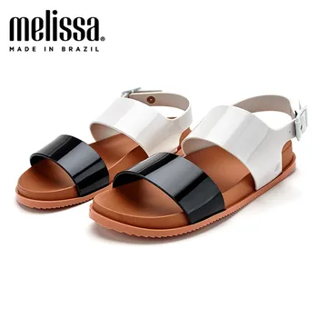 

Melissa Original Sandal 2020 New Women Flat Sandals Melissa Adulto Shoes For Women Jelly Sandals Female Jelly Shoes Non-slip