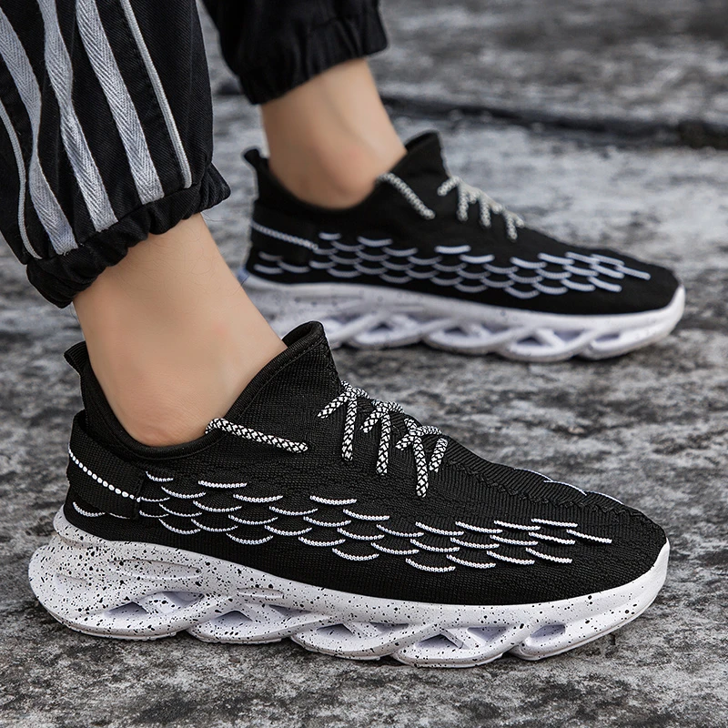 Новинка 2019 года; мужские повседневные кроссовки с сеткой; zapatillas hombre; Мужская обувь; легкие дышащие Прогулочные кроссовки; Zapatos 2018