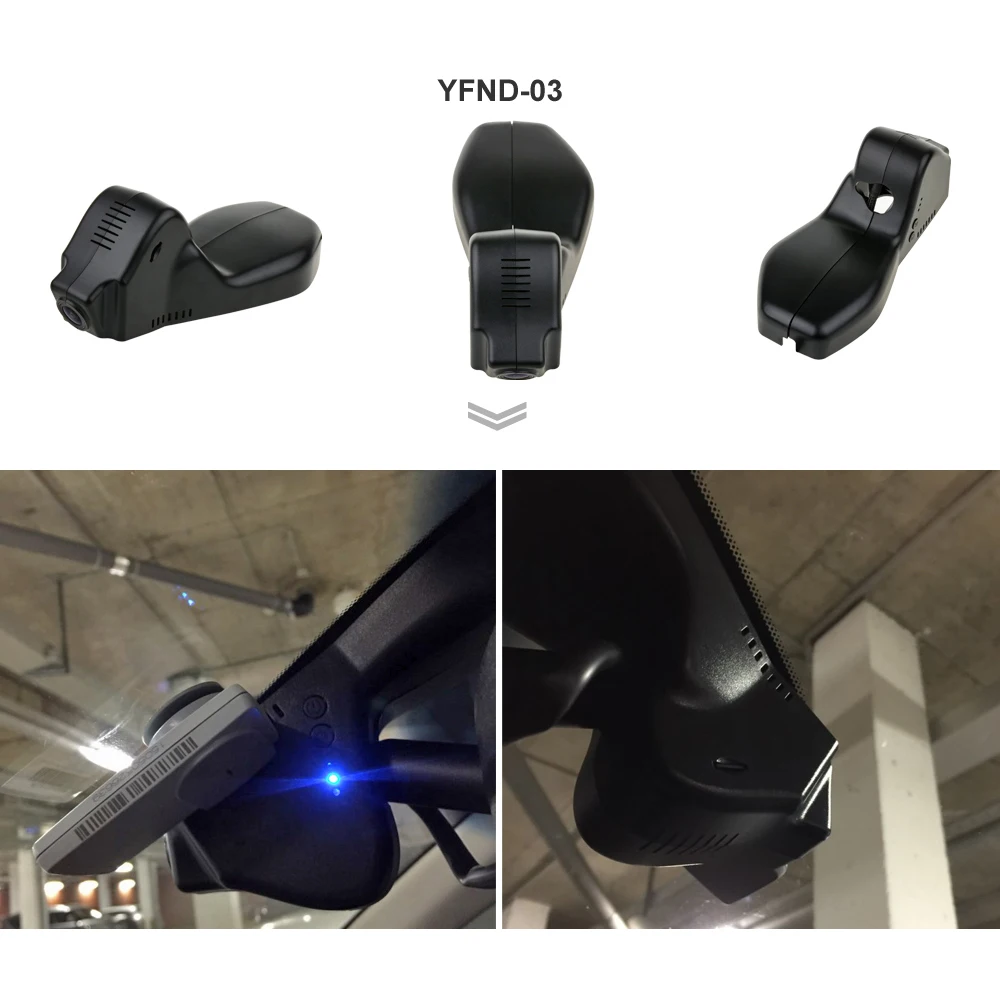 SINOSMART Novatek 96672 Wifi DVR камера для Infiniti QX50 2015/Q50/Q50L/QX70 2013 управление через мобильный