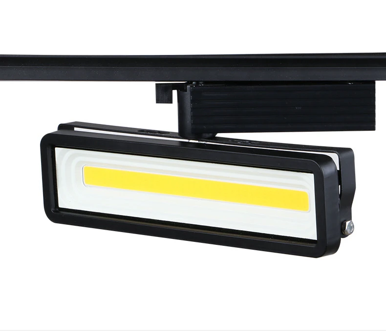 Fanlive 8PCS COB 50W LED Track Lamp Modern Minimalist Spotlight For Clothing Store Shop Track Rail Light AC220V