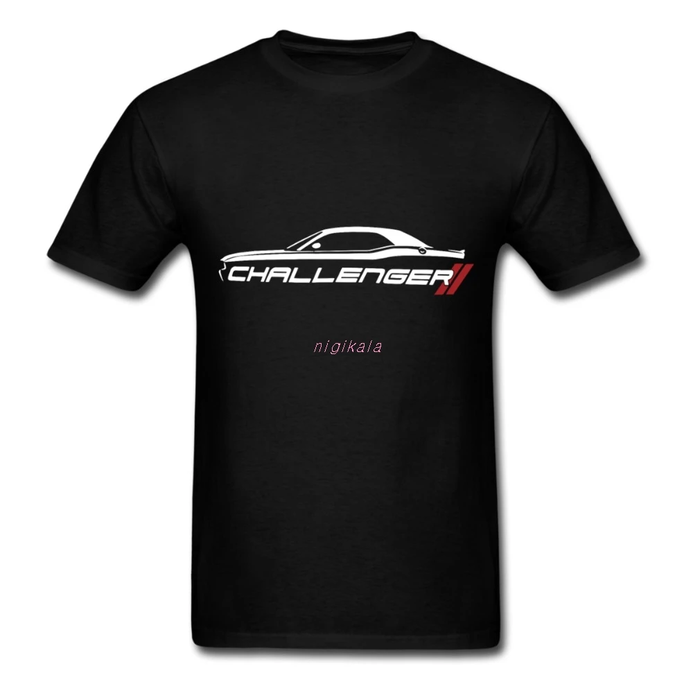 

Dodge Challenger Silhouette Hash Marks Rt Srt Hell T Shirt For Man