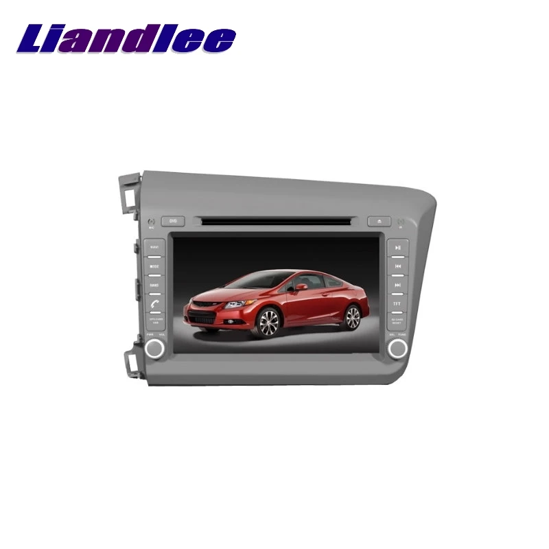 Liandlee For Honda Civic Left Hand Drive 2012~2017 LiisLee Car Multimedia TV DVD GPS Audio Hi-Fi Radio Original Style Navigation