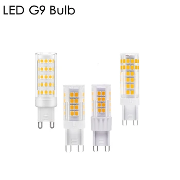 

G9 8W LED Mini Bulb AC120V/230LED Corn Light Super Bright Pendant Light Replace Halogen Lamp 80W