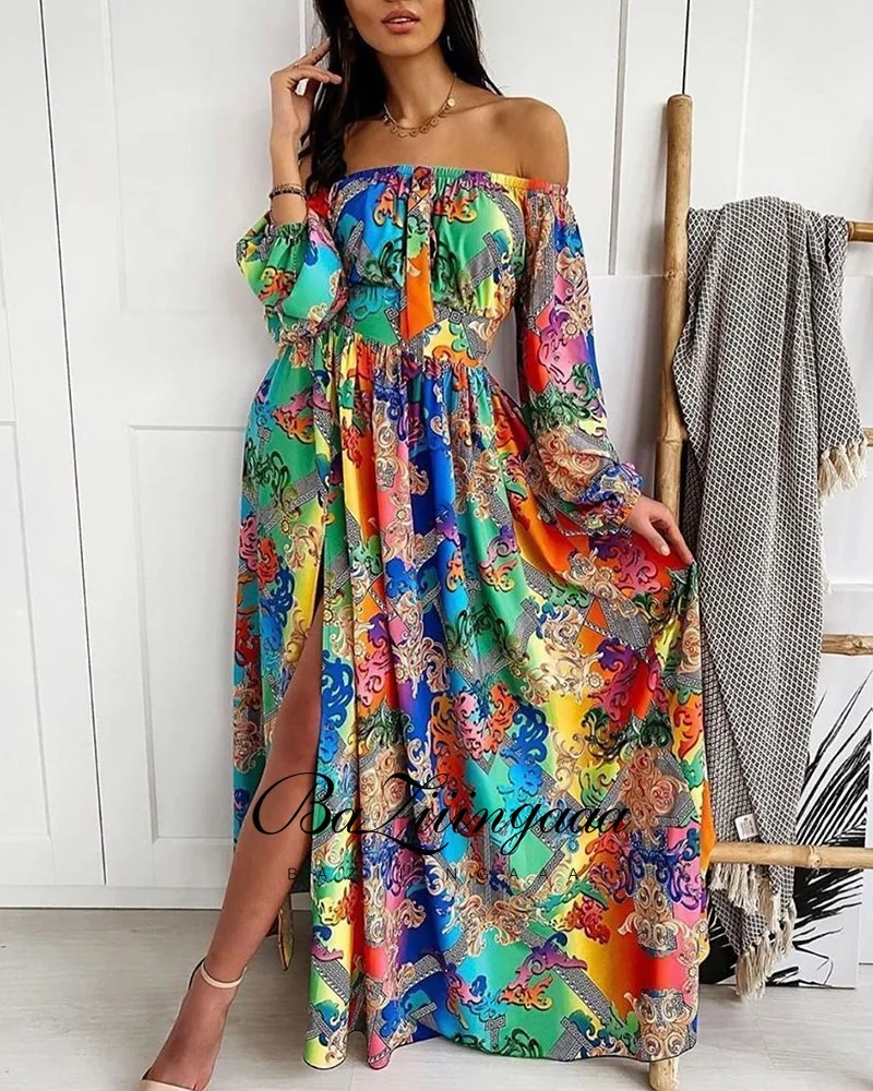 Bohemian Style Evening Dresses Long Woman Gown Robe De Soir Parties Vintage Bride Dress Prom Party Gowns BAZIIINGAAA | Свадьбы и