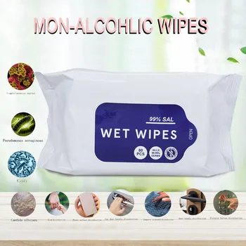 

Alcohol-free Wipes Home goodie practical Wet Wipe Tissue Clean Disinfectant Wipes Convenience Hand Health Care 10 wipes/pack