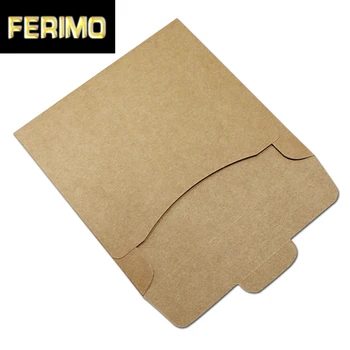 

12.5*12.5cm Kraft Paper CD Sleeve Discs DVD CD Case Cover Envelope Retail CD Pack Bag Packaging Holder For Wedding Party Supply