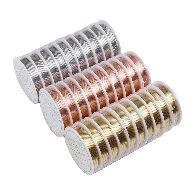 1 Roll Thin Copper Wire For Jewelry Making Bracelet Necklace Bead Rope
